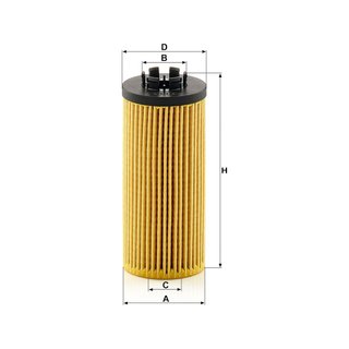 MANN-FILTER HU 6012 z filtro aceite motor
