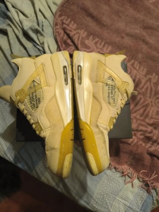 Nike Air Jordan 4 Beige/Bianco