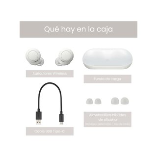 Sony WF-C500 auriculares cómodos sonido batería