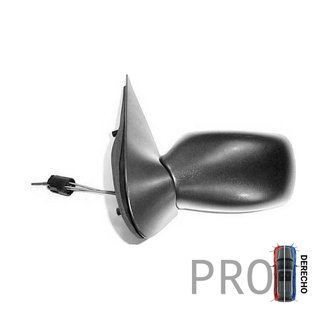 Espejo Completo Mecánico Convexo - Derecho - Ford Fiesta (1996-1999)