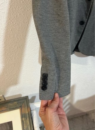 Chaqueta Americana Pull&Bear Gris Talla S