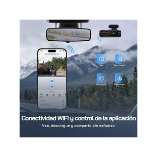 WOLFANG WD03 32GB cámara coche doble lente 4K