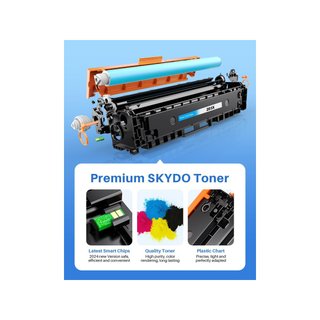 Toner compatibile HP 203X CF540X, pacchetto da 4