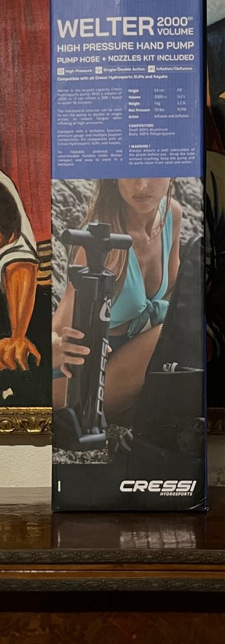 Pompa manuale ad alta pressione 2000cc - Cressi.
