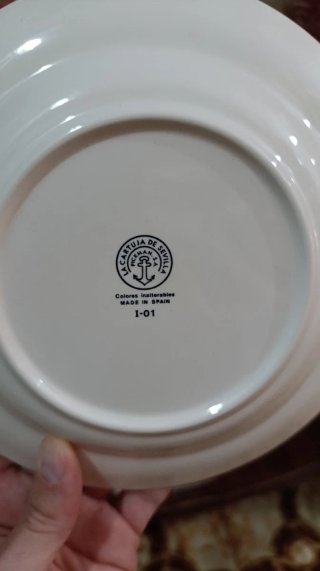 Vajilla La Cartuja de Sevilla