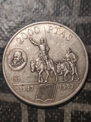 Moneda 2000 PTAS 1547-1997