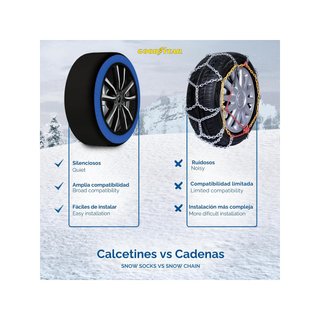 Goodyear Calcetines de nieve Star Gripper XL