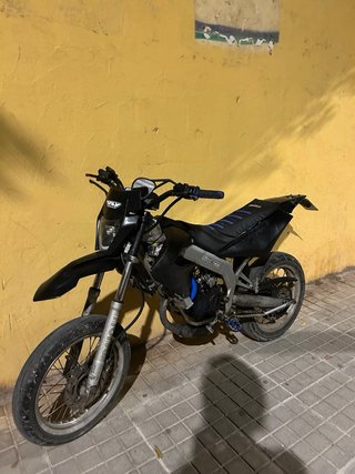 Derbi Senda Supermotard Negra/Plata