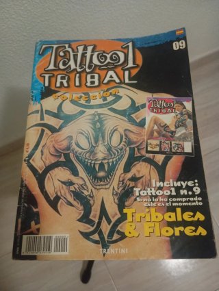 2 revistas Tattoo1 tribal N°5 y N°9 año 2004