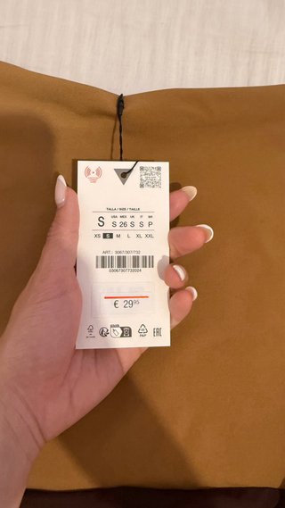 Vestido Zara bandeau lunares talla s