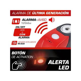 RADIKAL RK9 candado moto alarma 120db