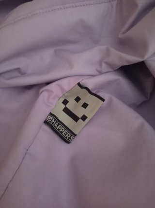 Puf lila piel sintética