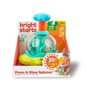 Bright Starts Press & Glow Spinner juguete musical