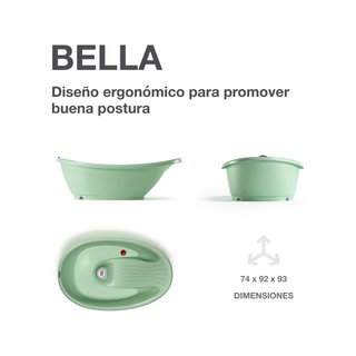 OKBABY Bella bañera bebé con soporte plegable