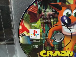 Crash Bandicoot PS1 Black Label SCES-00344 PSX
