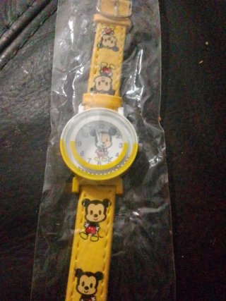 Orologio per bambini Topolino giallo