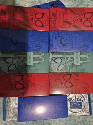 Cajas McDonald's Edición Limitada Spiderman