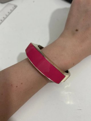 Bracciale rigido vintage Twin-set rosa oro