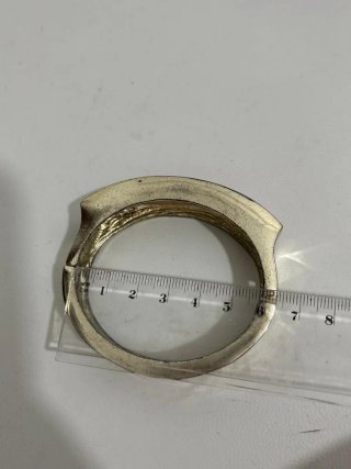 Bracciale rigido vintage Twin-set rosa oro