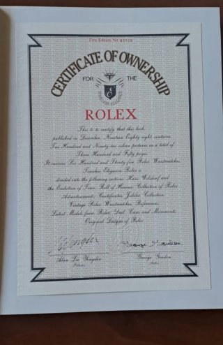 Libro Rolex 1^ edizione per collezionisti