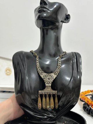 Collana etnica tribale vintage