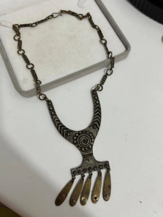 Collana etnica tribale vintage