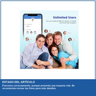 - Báscula digital análisis corporal precisa y