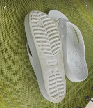 Chanclas Crocs Blancas Mujer Talla 40