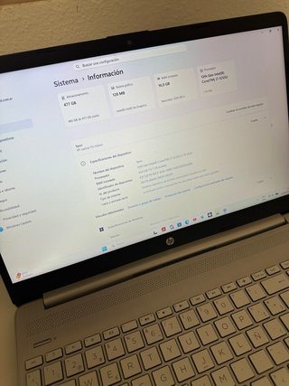 Portátil HP i7 16GB RAM Plata