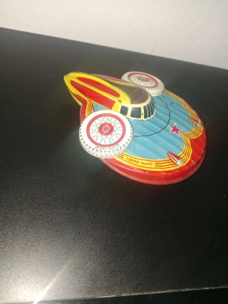 3 Juguetes Antiguos Nave Espacial sfa Paris