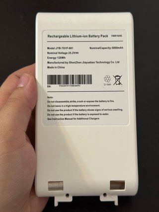 Batería de Recambio Aspiradora escoba Inalámbrica