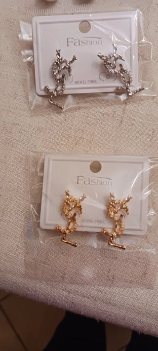 Orecchini Fashion oro e argento