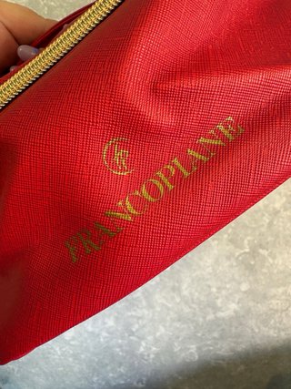 Set Trousse Pochette Rossa e Oro Francopiane Just