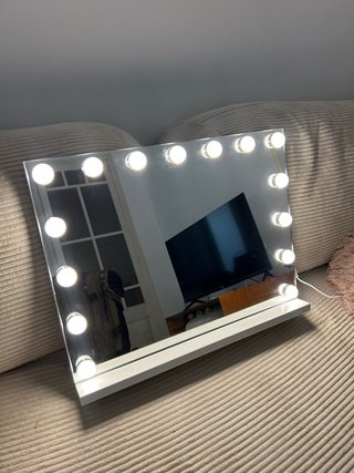 Espejo de tocador con luces LED