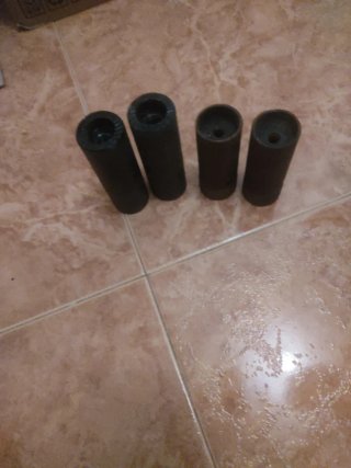 4 Tacos de hierro Negros(peg)