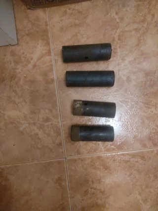 4 Tacos de hierro Negros(peg)