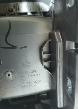 Volkswagen 266581 consola central 5nm863319 tiguan
