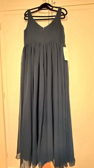 Vestido Azul Marinho Azazie Tamanho 48