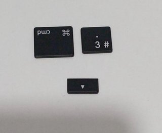 Teclas MacBook Pro A1398 (CMD, 3, Flecha Abajo)