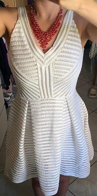 Vestito Gian Vargian bianco taglia 40