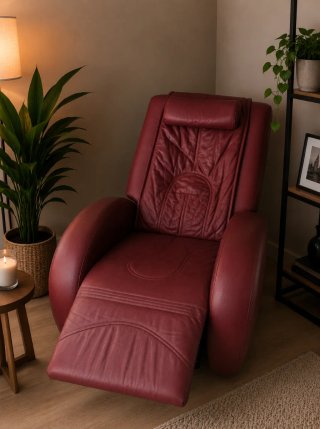SILLÓN RETRO ELÉCTRICO MASAJE RECLINABLE