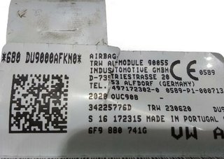 Airbag seat 2322701 6f9880741g arona 1598 cc 95 cv
