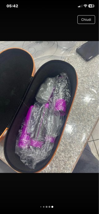 Custodia per piastra capelli marrone