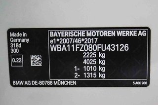 BMW Serie 3 318d Touring Auto