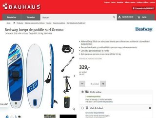 TABLA PADDLE SURF OCEANA BESTWAY