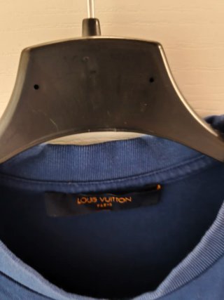 T-shirt Louis Vuitton Monogram Blu/Argento