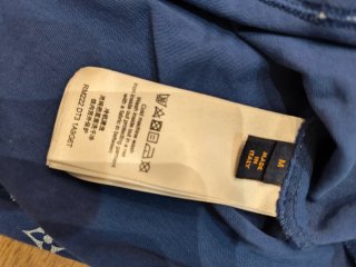 T-shirt Louis Vuitton Monogram Blu/Argento