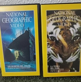 Lote 17 VHS National Geographic Documentales