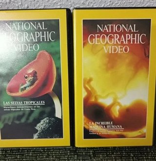 Lote 17 VHS National Geographic Documentales