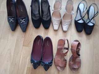 Lote 6 pares zapatos mujer N* 39